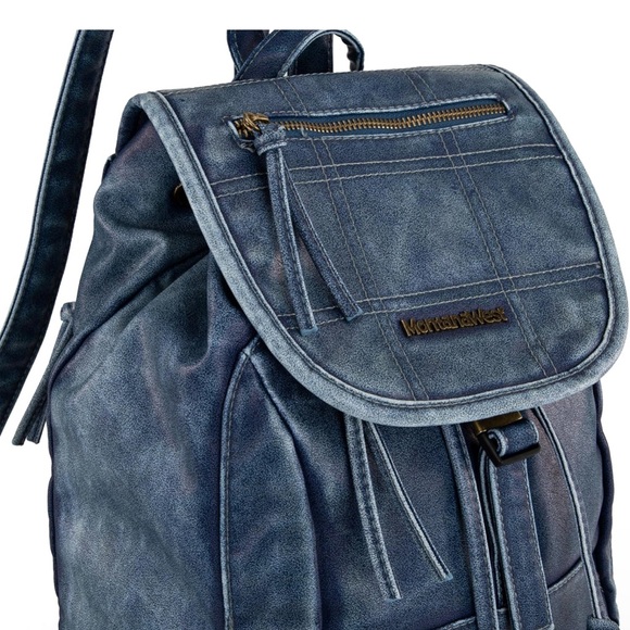 Montana West Backpack for Men Women Drawstring Casual Daypack for Men Travel - Picture 5 of 7